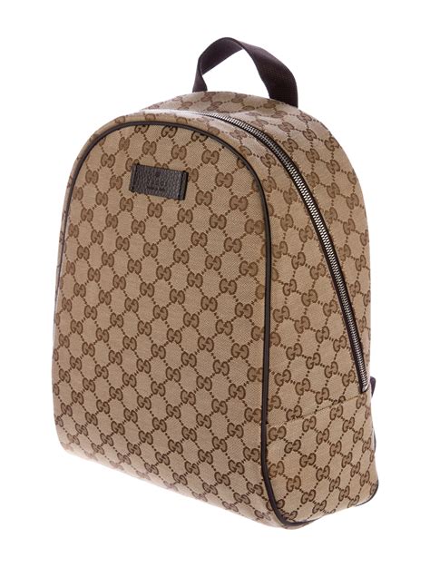 gucci badpak wit|the real real Gucci backpack.